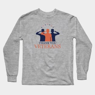 Thank You Veterans Long Sleeve T-Shirt